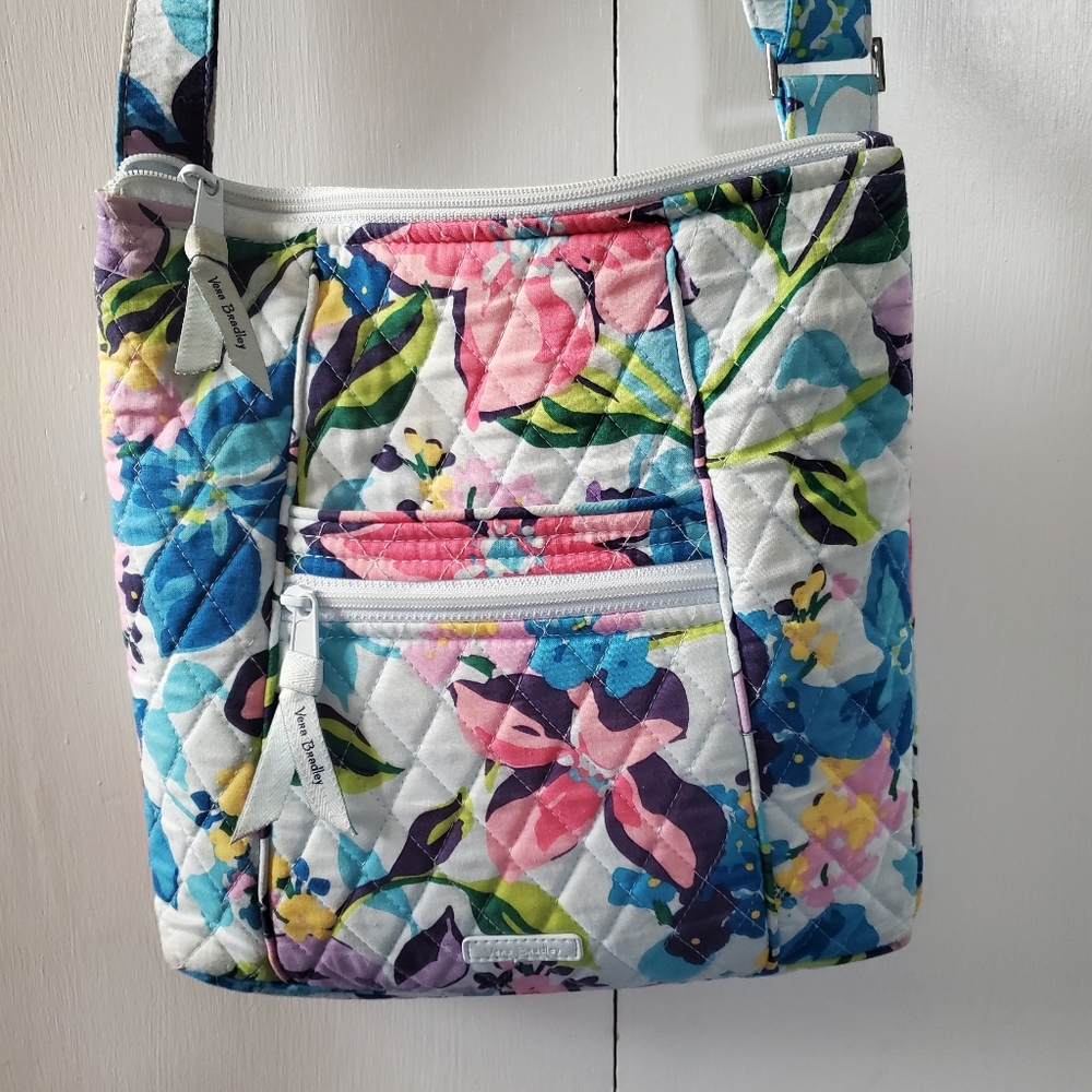 Vera Bradley Marian Floral Crossbody Hipster Purse